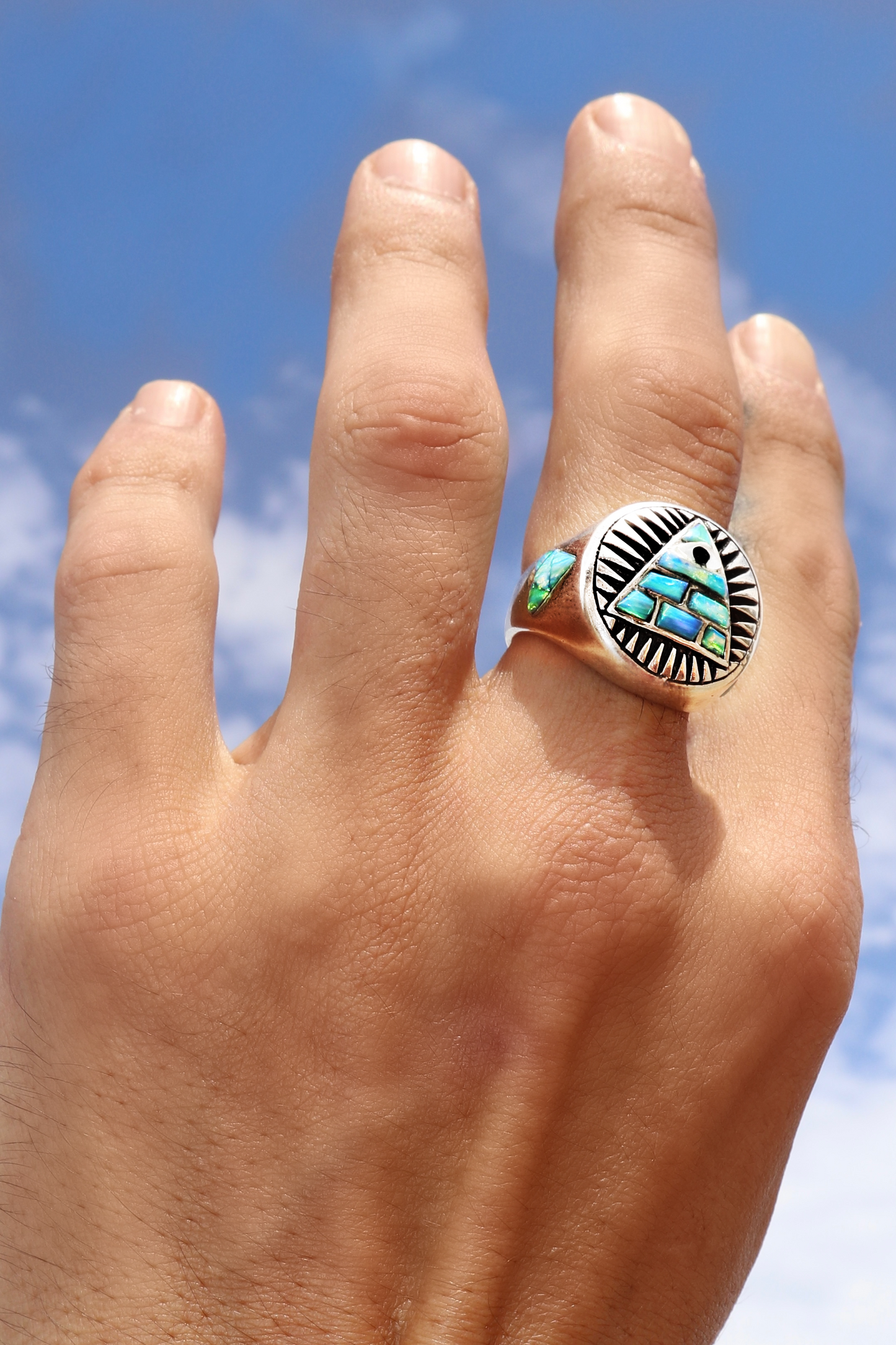 Pyroptic - Opal Summit Ring