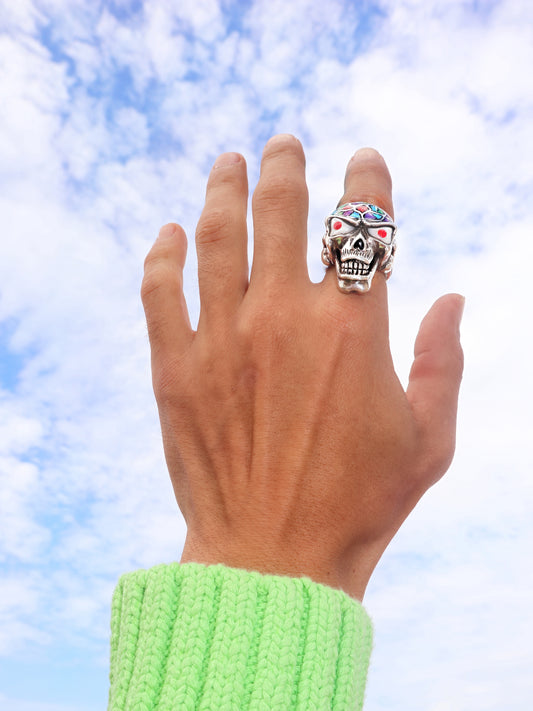 Chromacrypt Skull - Mystic Guardian Ring