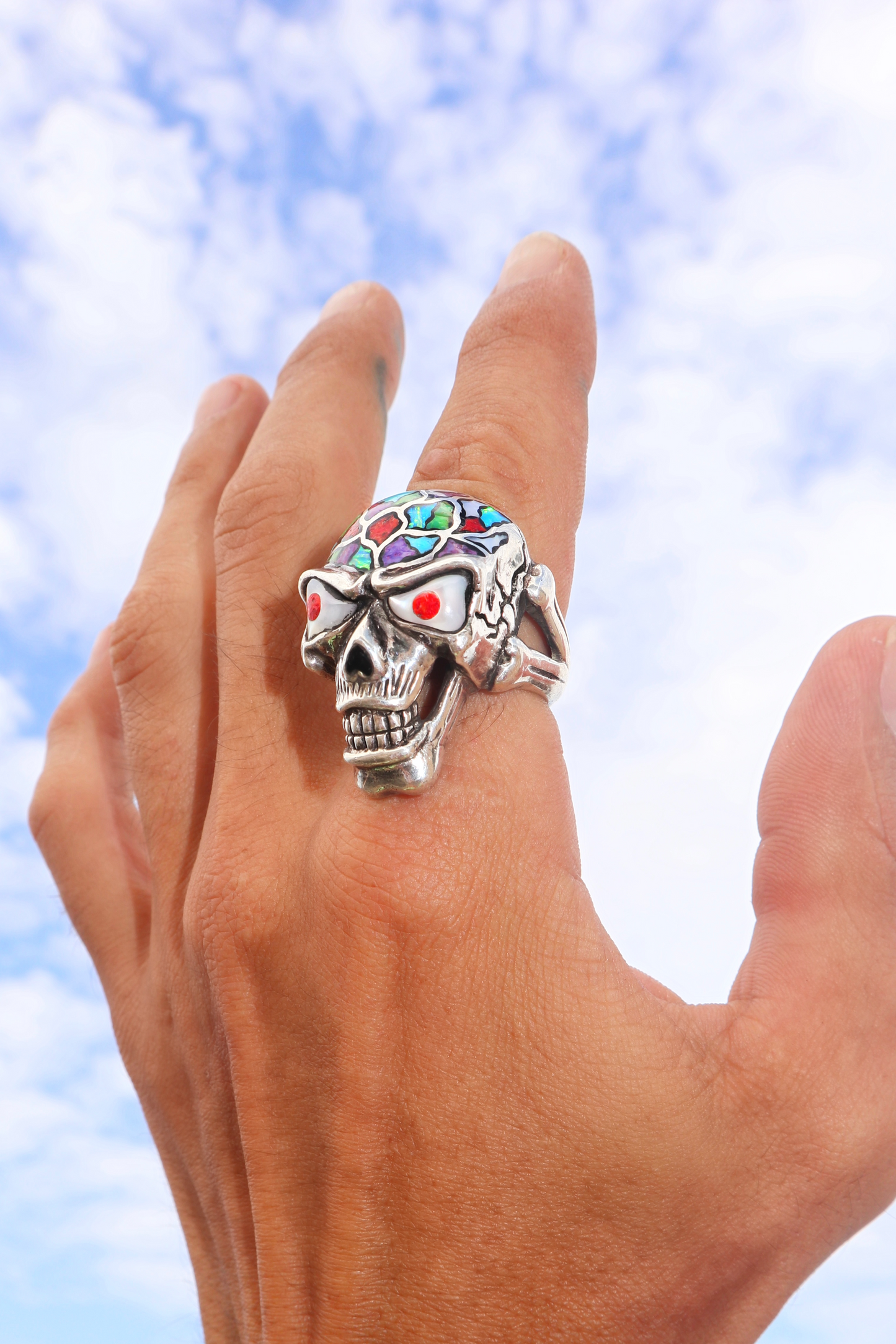 Chromacrypt Skull - Mystic Guardian Ring