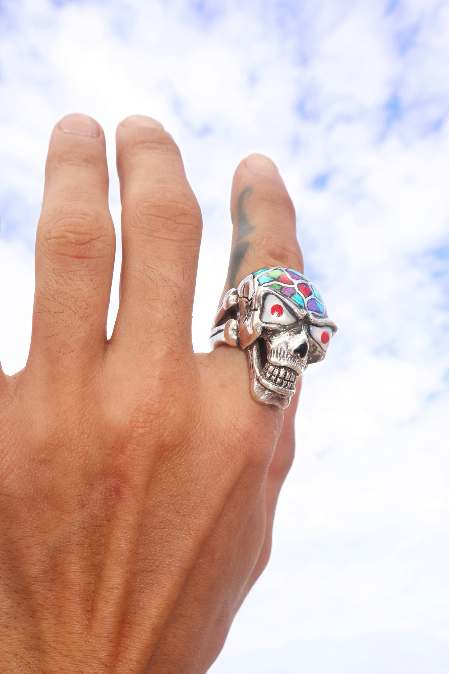 Chromacrypt Skull - Mystic Guardian Ring